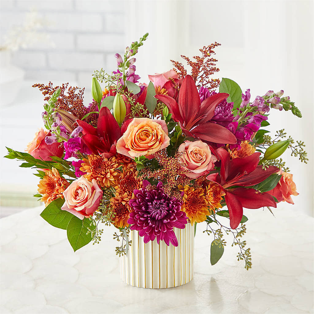 Burgundy Landscape Bouquet – MC MAHON'S HOUSE OF FLOWERS INC, Kingston ON