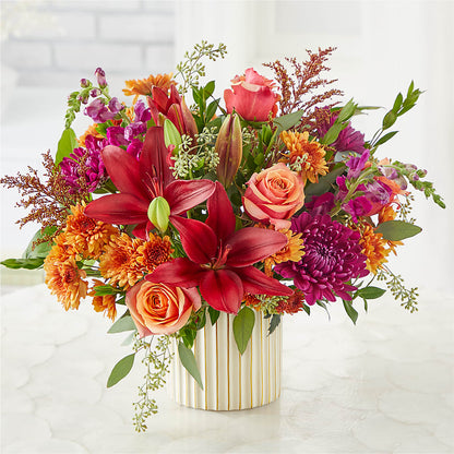 Burgundy Landscape Bouquet – MC MAHON'S HOUSE OF FLOWERS INC, Kingston ON