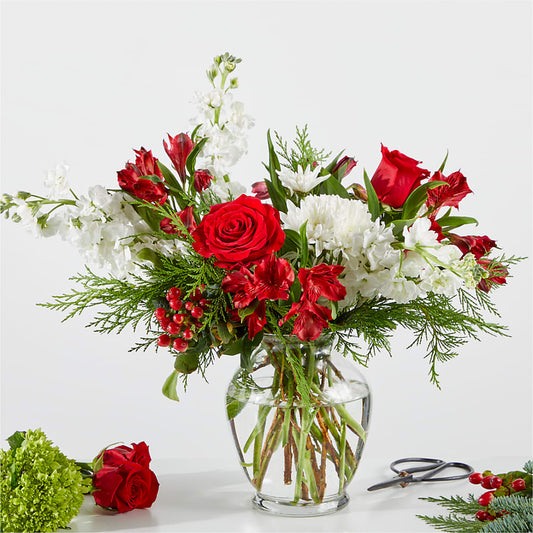 Merry Moment Bouquet – A Florist Original – MC MAHON'S HOUSE OF FLOWERS INC, Kingston ON
