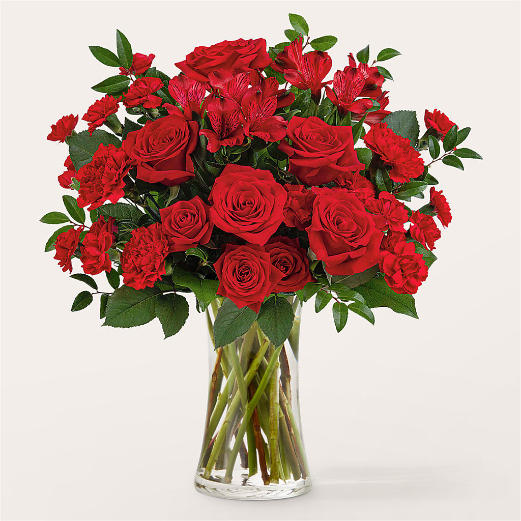 Bouquet de rubis brillants