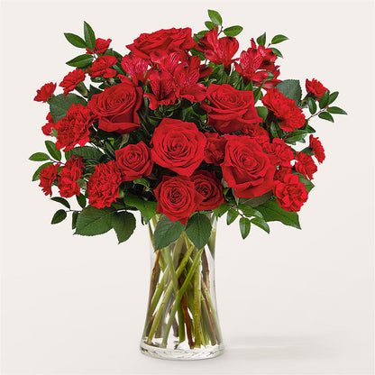 Bouquet de rubis brillants