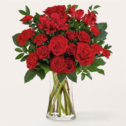 Bouquet de rubis brillants