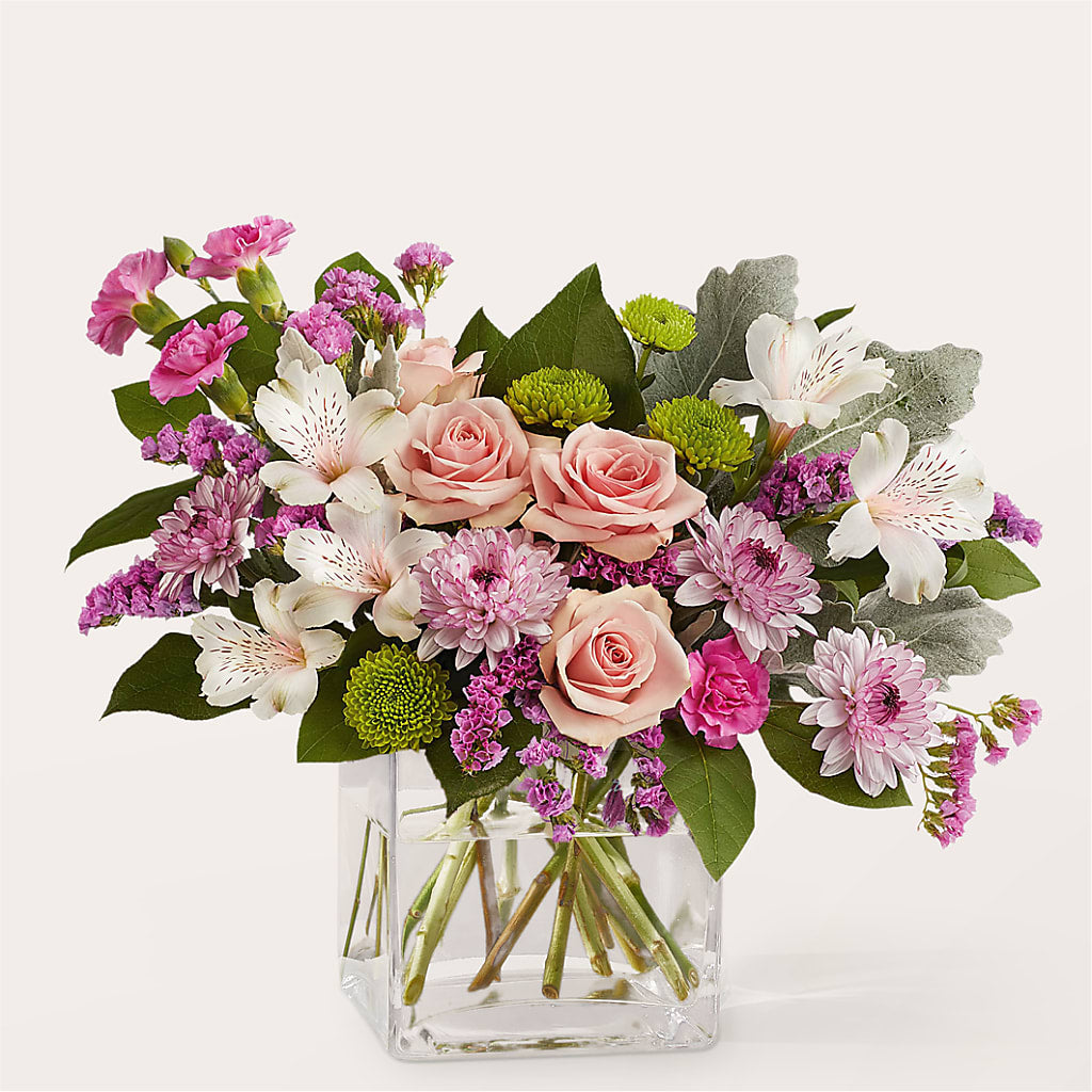 Pink Suede Bouquet – MC MAHON'S HOUSE OF FLOWERS INC, Kingston ON