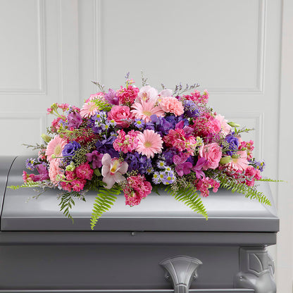 Glorious Garden Casket Spray – MC MAHON'S HOUSE OF FLOWERS INC, Kingston ON