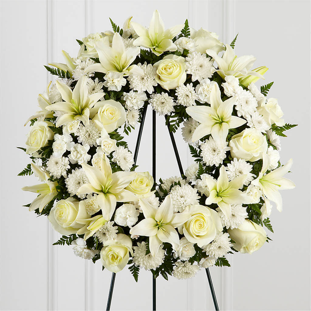 Treasured Tribute Wreath – MC MAHON'S HOUSE OF FLOWERS INC, Kingston ON