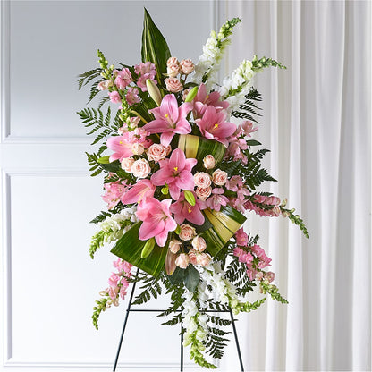 Elegant Embrace Standing Spray – MC MAHON'S HOUSE OF FLOWERS INC, Kingston ON