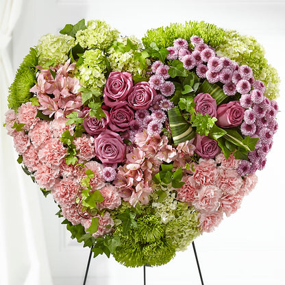 Heartwarming Standing Heart – MC MAHON'S HOUSE OF FLOWERS INC, Kingston ON