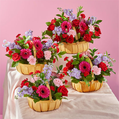 Pink Picnic Basket – MC MAHON'S HOUSE OF FLOWERS INC, Kingston ON