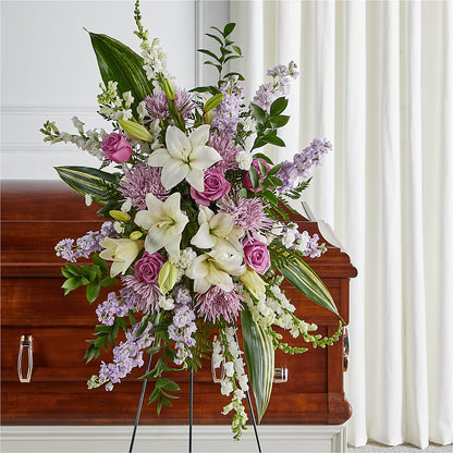 Grateful Hearts Standing Spray – MC MAHON'S HOUSE OF FLOWERS INC, Kingston ON