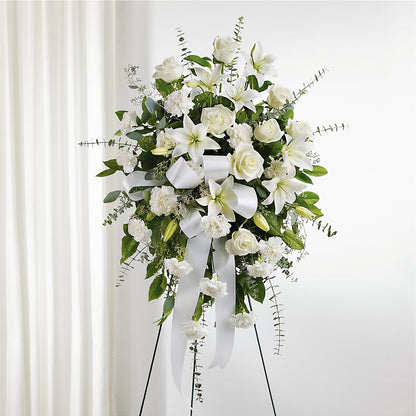 With Care Standing Spray – MC MAHON'S HOUSE OF FLOWERS INC, Kingston ON