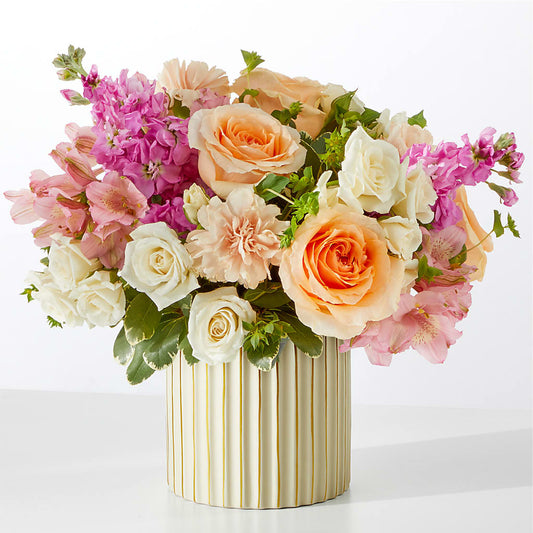 Paradise Bouquet with Ivory Vase – MC MAHON'S HOUSE OF FLOWERS INC, Kingston ON