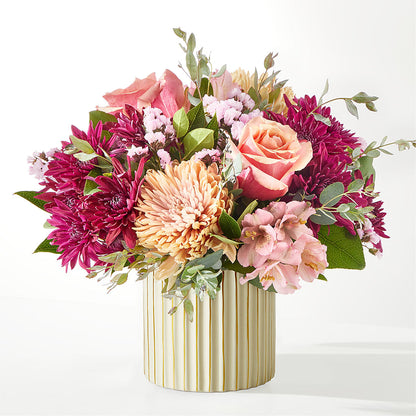 Berry Cobbler Bouquet with Ivory Vase – MC MAHON'S HOUSE OF FLOWERS INC, Kingston ON
