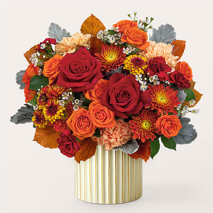 Merlot Bouquet with Ivory Vase – MC MAHON'S HOUSE OF FLOWERS INC, Kingston ON