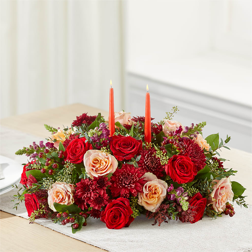 Most Thankful Centerpiece – MC MAHON'S HOUSE OF FLOWERS INC, Kingston ON